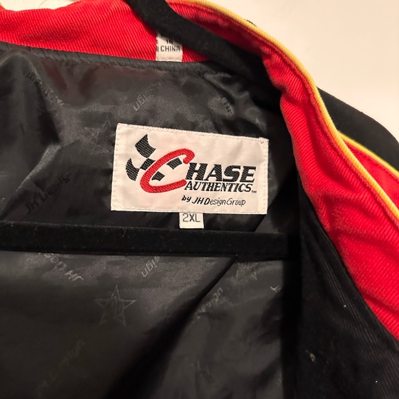 Racing Black Jeff Gordon DuPont Twill Driver Uniform Full-Snap Jacket - Picture 3 of 5